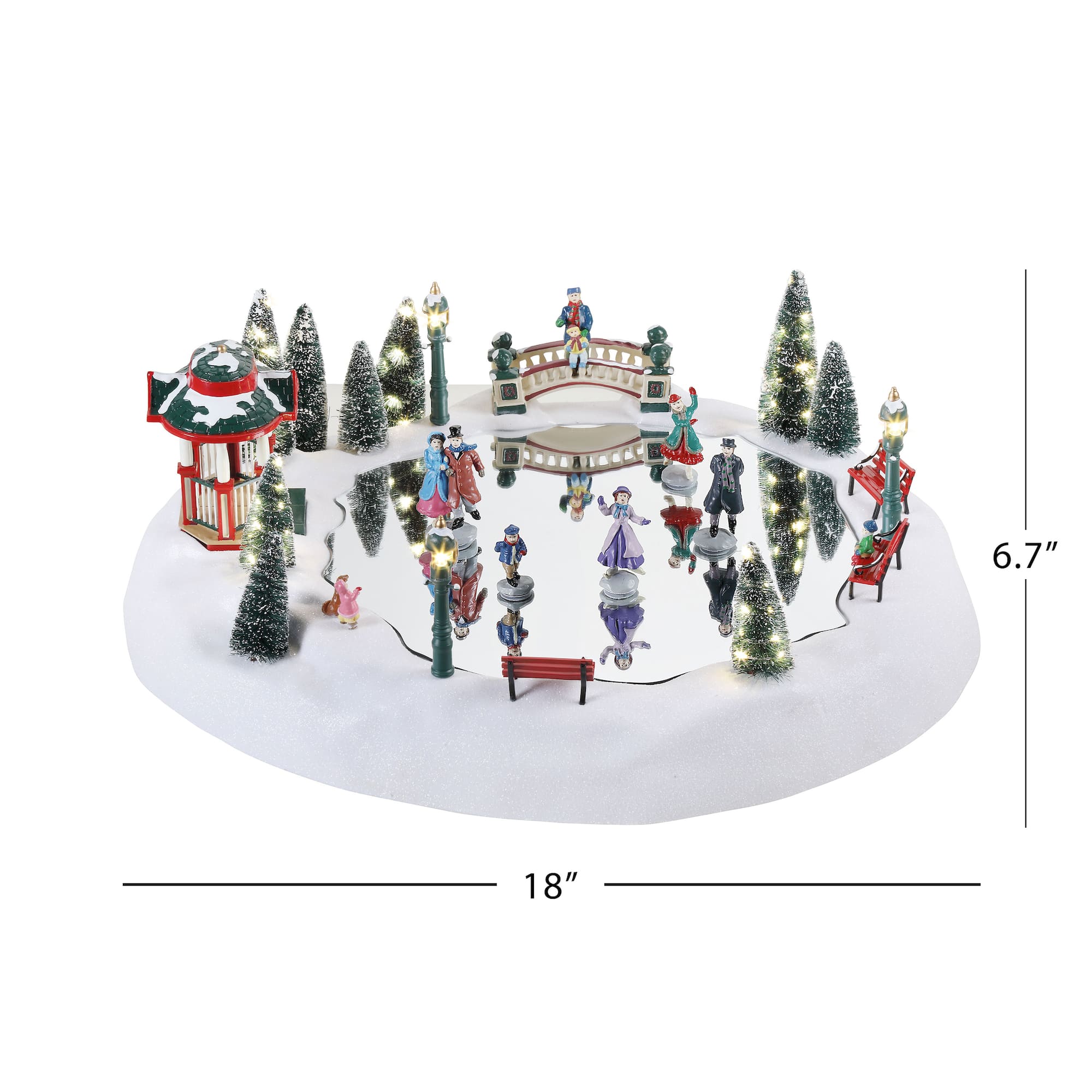 Mr. Christmas Winter Wonderland Skating Rink